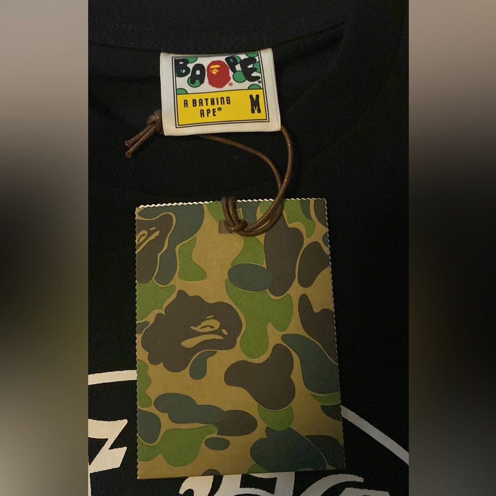 Black Bape Chrome Hearts Tee